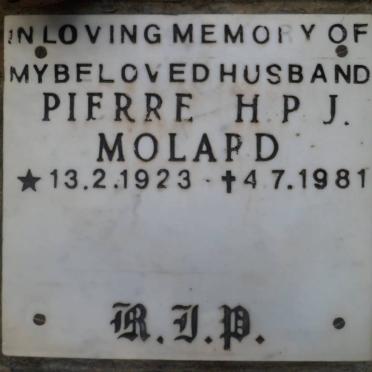 MOLARD Pierre H.P.J. 1923-1981