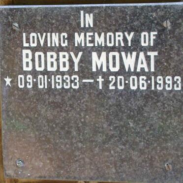 MOWAT Bobby 1933-1993