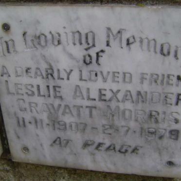 MORRIS Leslie Alexander Gravatt 1907-1979