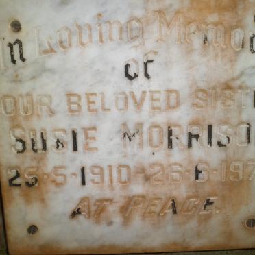 MORRISON Susie 1910-1979