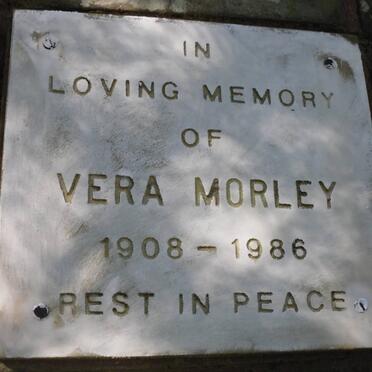MORLEY Vera 1908-1986