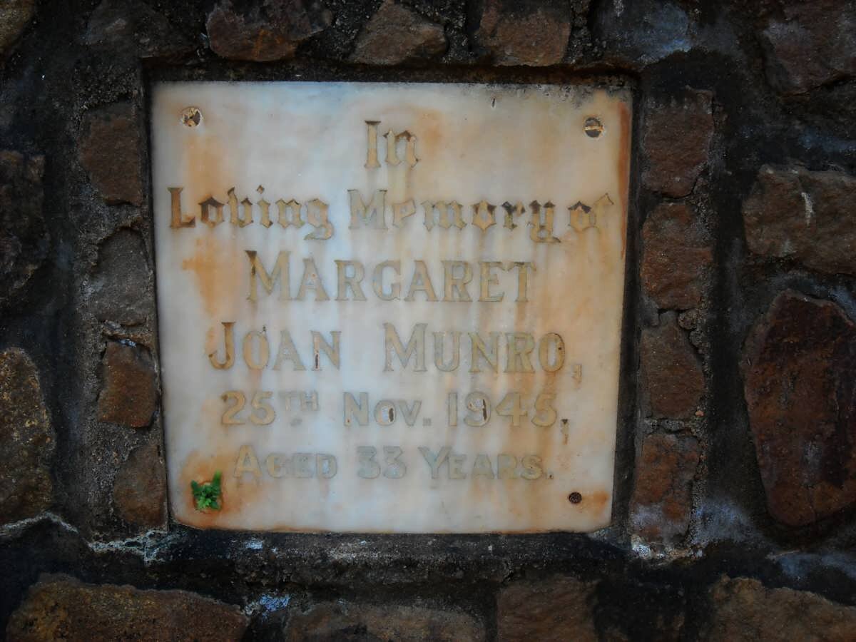 MUNRO Margaret Joan -1945