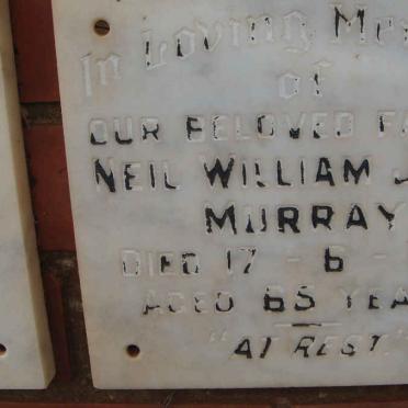 MURRAY Neil William John -1974