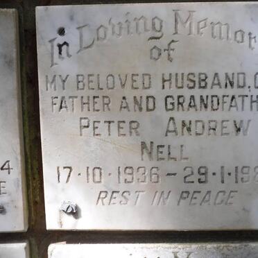 NELL Peter Andrew 1936-1985