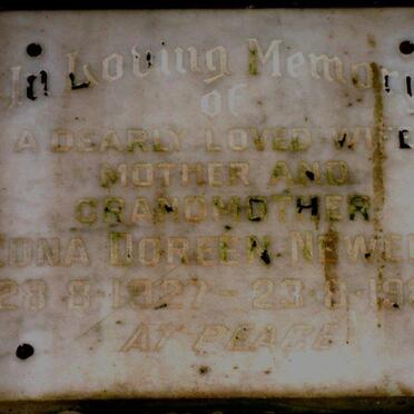 NEWELL Edna Doreen 1927-1984