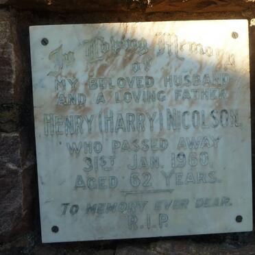NICHOLSON Henry -1960