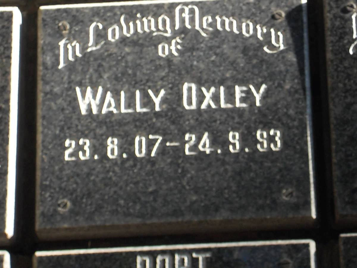 OXLEY Wally 1907-1993