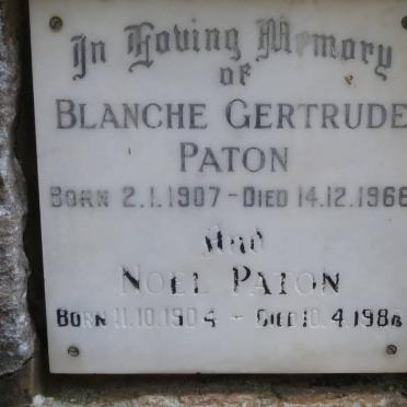 PATON Noel 1904-1988 &amp; Blanche Gertrude 1907-1966