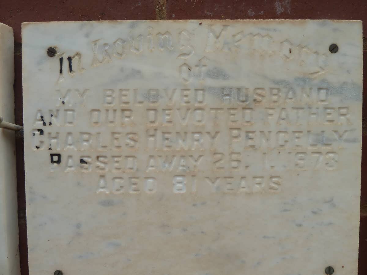 PENGELLY Charles Henry -1973