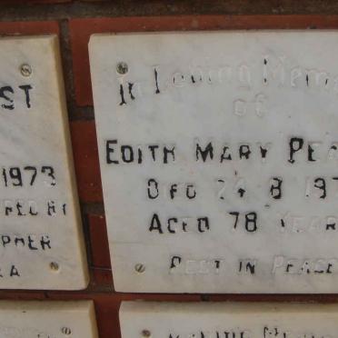 PEARCE Edith Mary -1974