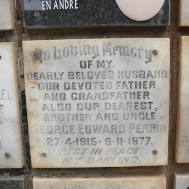 PERRIN George Edward 1915-1977