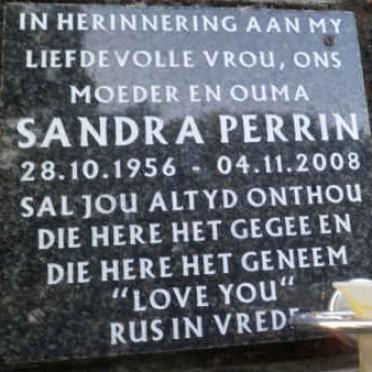 PERRIN Sandra 1956-2008