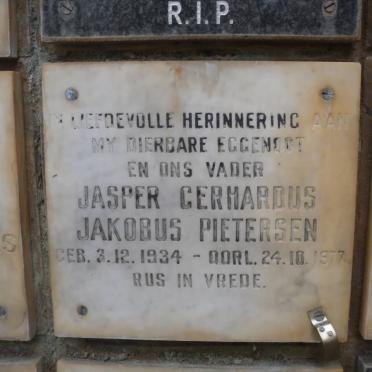 PIETERSE Jasper Gerhardus Jakobus 1934-1977