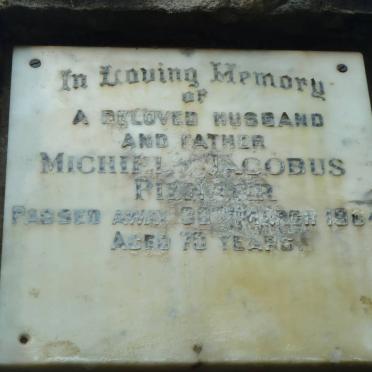 PIENAAR Michiel Jacobus -1964