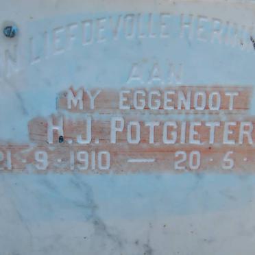 POTGIETER H.J. 1910-1988