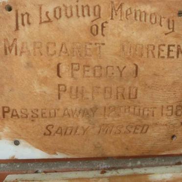 PULFORD Margaret Doreen -1981