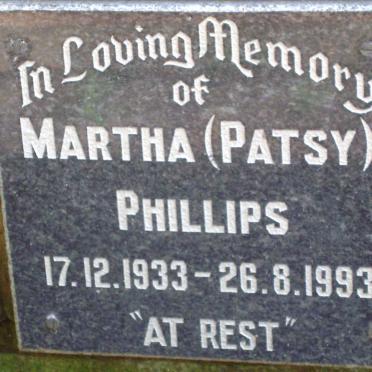 PHILLIPS Martha 1933-1993