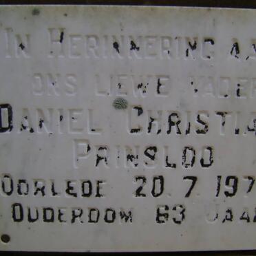 PRINSLOO Daniel Christian -1973