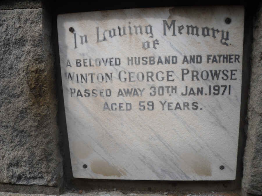 PROWSE Winton George -1971