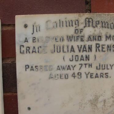 RENSBURG Grace Julia, van -1970