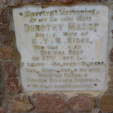 RIDGE Dorothy Madge -1944