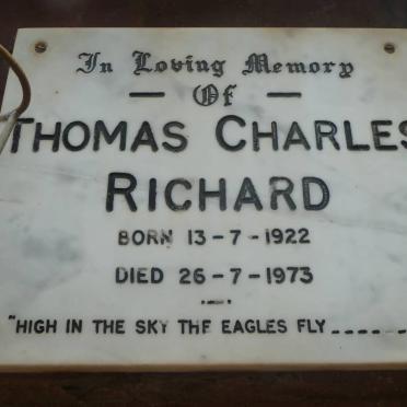 RICHARD Thomas Charles 1922-1973