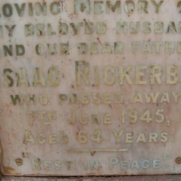 RICKERBY Isaac -1945