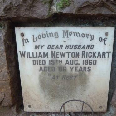 RICKART William Newton -1960