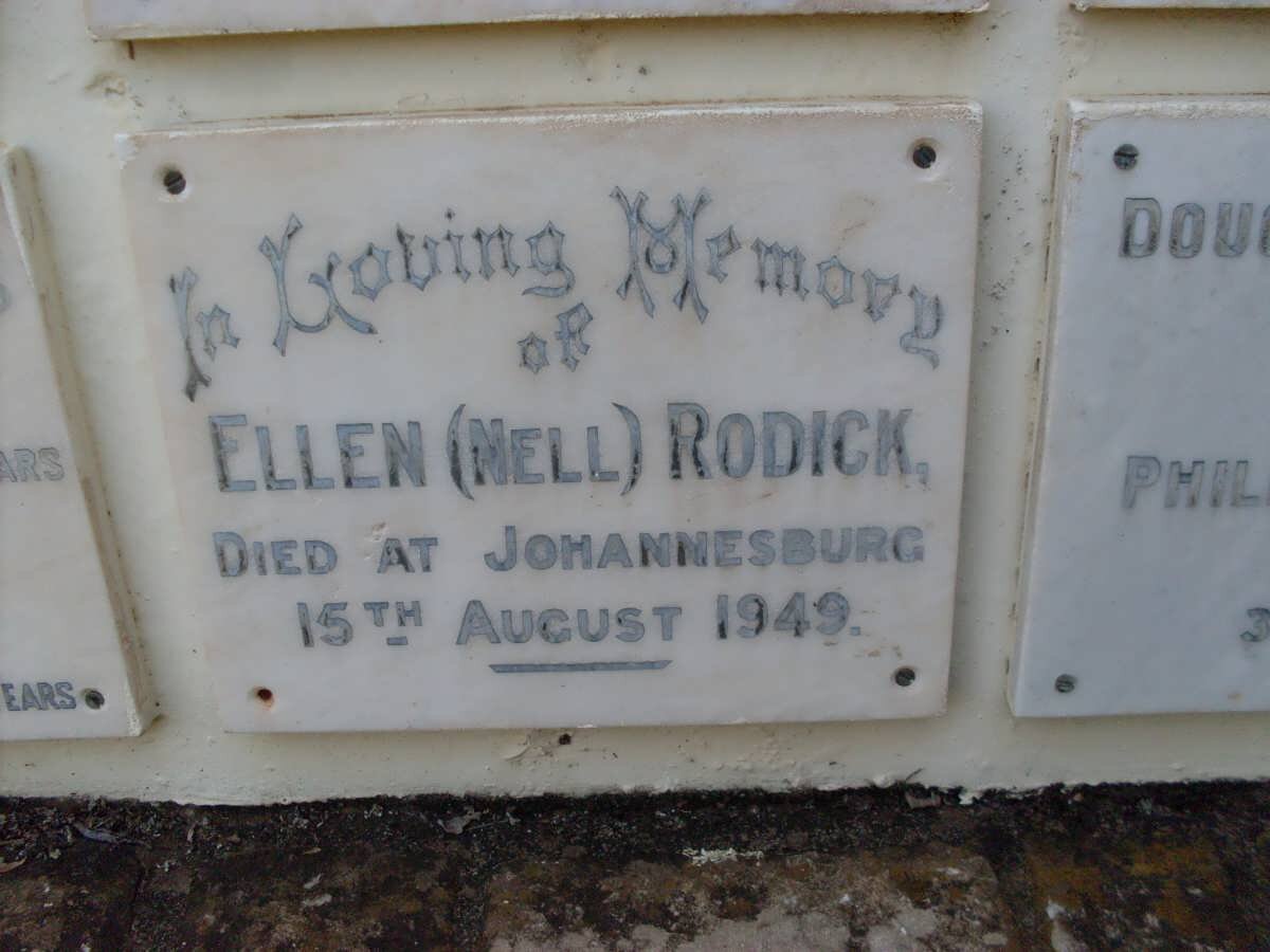 RODICK Ellen -1949