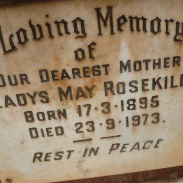 ROSEKILLY Gladys May 1895-1973