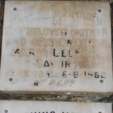 SAVORY Maria Cecelia 1931-1962