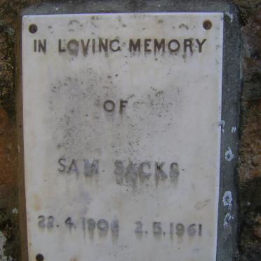 SACKS Sam 1906-1961