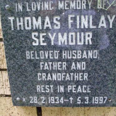 SEYMOUR Thomas Finlay 1934-1997