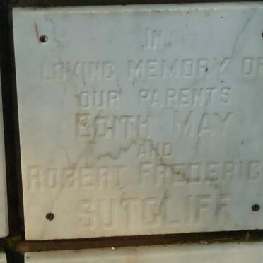 SUTCLIFF Robert &amp; Edith May