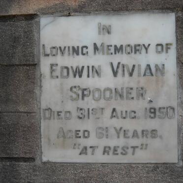 SPOONER Edwin Vivian -1950
