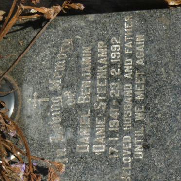 STEENKAMP Daniel Benjamin 1941-1992
