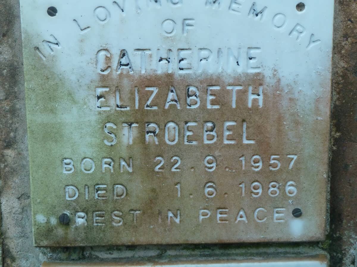 STROEBEL Catherine Elizabeth 1957-1986