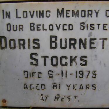 STOCKS Doris Burnett -1975