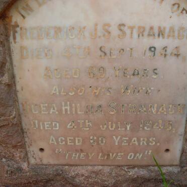 STRANACK Frederick J.S. -1944 &amp; Ocea Hilda -1945