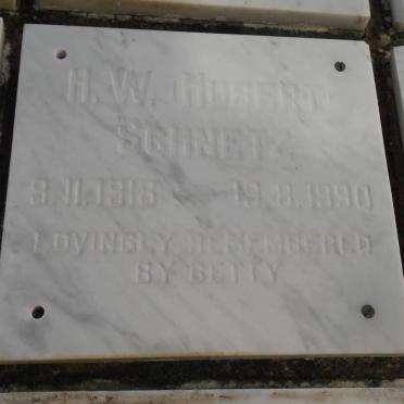 SCHNETZ H.W. 1918-1990