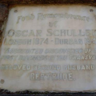 SCHULLER Oscar 1874-1943