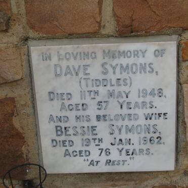 SYMONS Dave -1948 &amp; Bessie -1962
