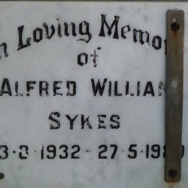 SYKES Alfred William 1932-1989