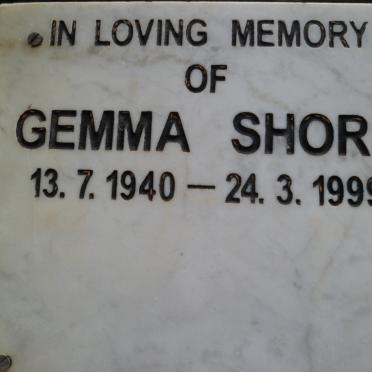 SHORE Gemma 1940-1999