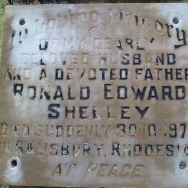 SHELLEY Ronald Edward -1978