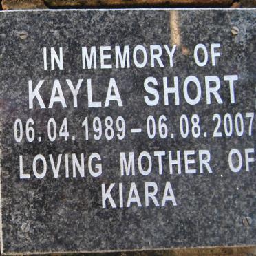 SHORT Kayla 1989-2007