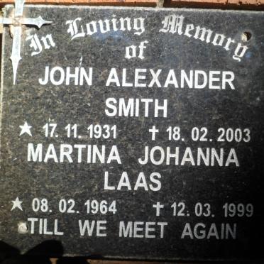 SMITH John Alexander 1931-2003 &amp; Martina Johanna LAAS 1964-1999