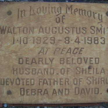 SMITH Walton Augustus 1929-1983