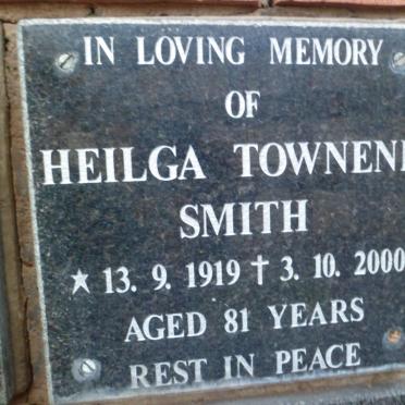 SMITH Heilga Townend 1919-2000
