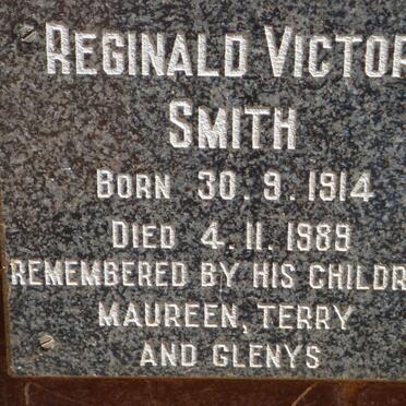SMITH Reginald Victor 1914-1989